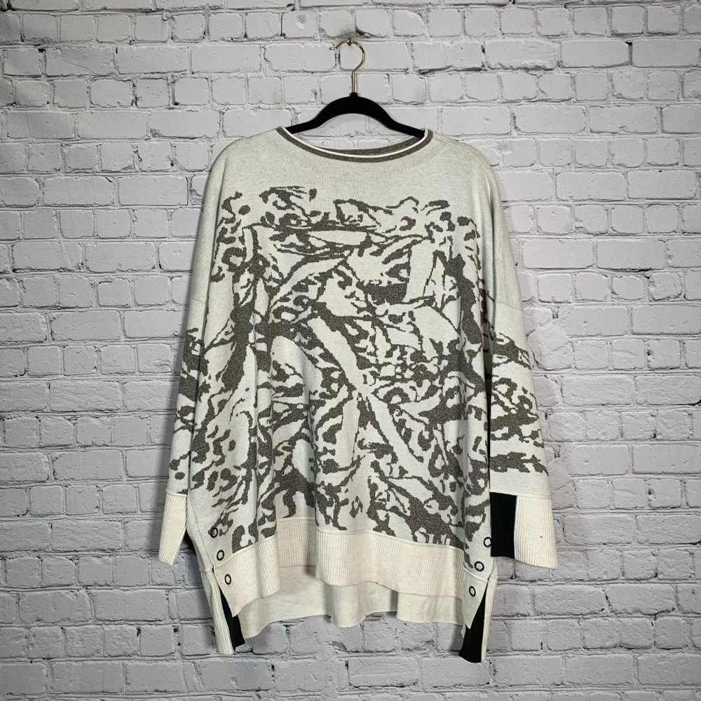 NWT Nic + Zoe Printed Sweater Size 3x